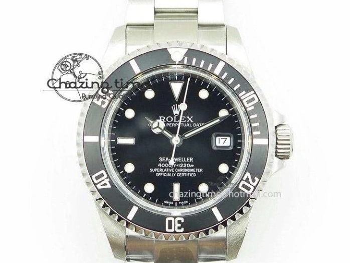 0414 Fashionable Milgauss 116400 GV JF 1:1 Green Sapphire Blue Dial On SS Bracelet A2824 V 3950